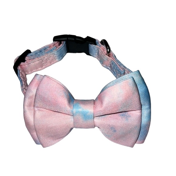 Other - 🌟NEW🌟 Tie-Dye Bow Dog Collar